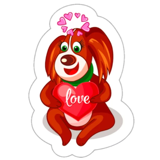 ❤ Стикер «Love Stickers» для Telegram