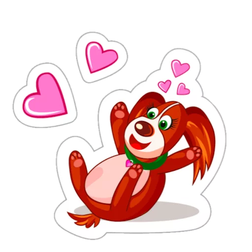 😍 Стикер «Love Stickers» для Telegram