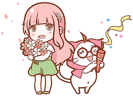 🥳 Стикер «Love Nikki» для Telegram