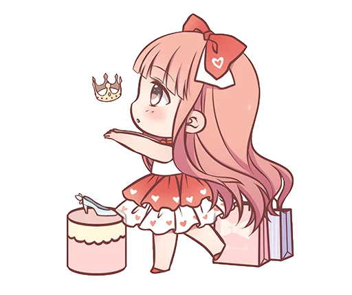 👠 Стикер «Love Nikki» для Telegram
