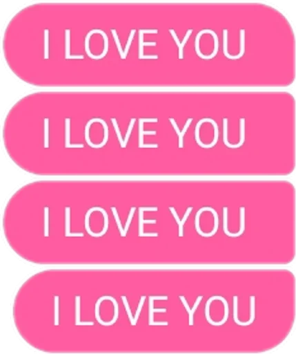 ❤️ Стикер «Любофь» для Telegram