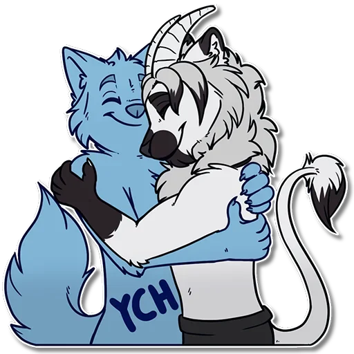😏 Стикер «Love and Animals» для Telegram