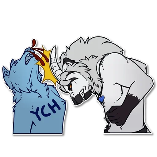 😜 Стикер «Love and Animals» для Telegram