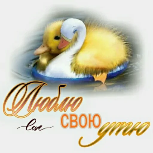 🐥 Стикер «Любовь и открытки» для Telegram