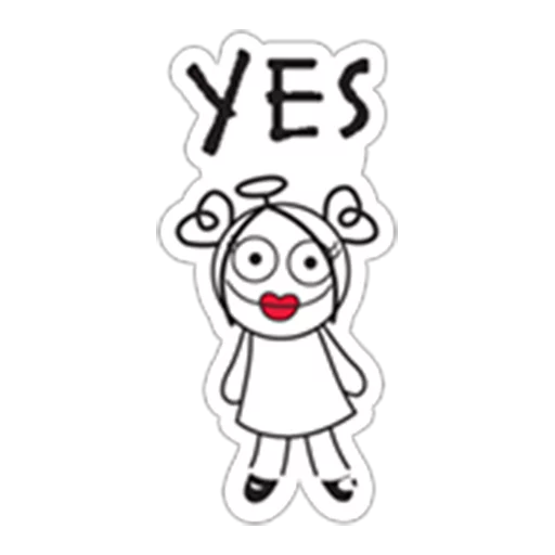 😍 Стикер «Love Angel !» для Telegram