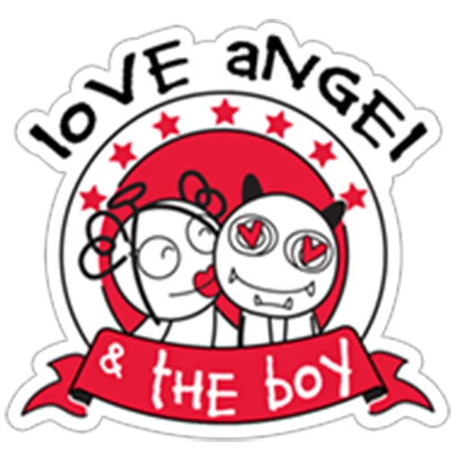 Стикерпак Love Angel ! для Telegram