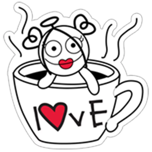 😍 Стикер «Love Angel !» для Telegram