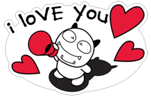 😍 Стикер «Love Angel !» для Telegram