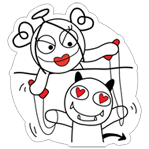😍 Стикер «Love Angel !» для Telegram