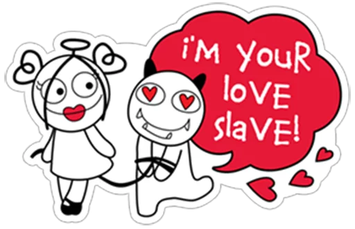 😍 Стикер «Love Angel !» для Telegram
