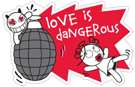 😍 Стикер «Love Angel !» для Telegram