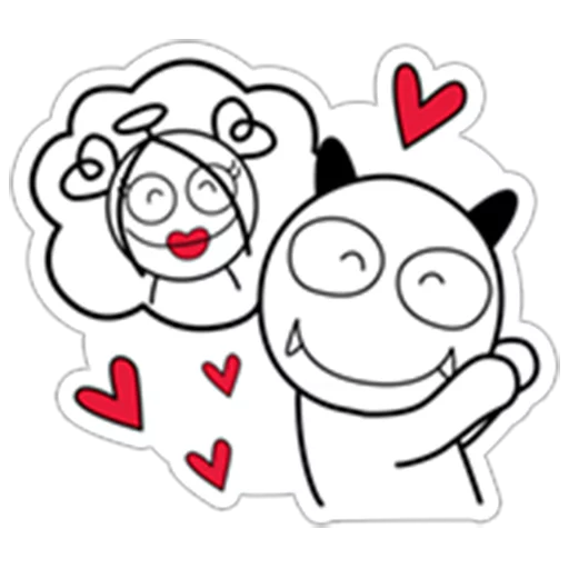 😍 Стикер «Love Angel !» для Telegram