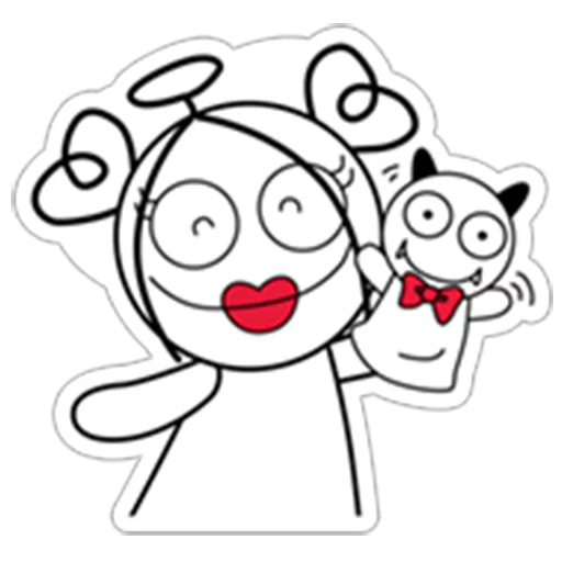 😍 Стикер «Love Angel !» для Telegram
