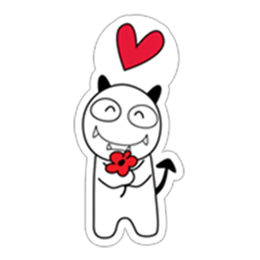 😍 Стикер «Love Angel !» для Telegram