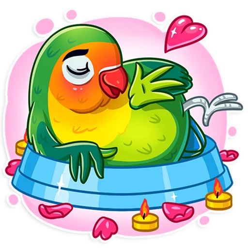 😘 Стикер «Love Bird» для Telegram