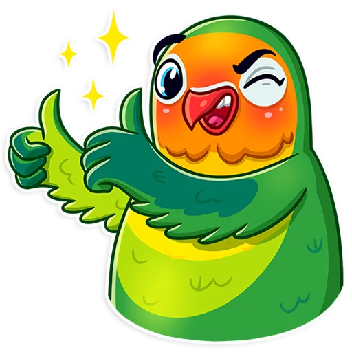 👍 Стикер «Love Bird» для Telegram