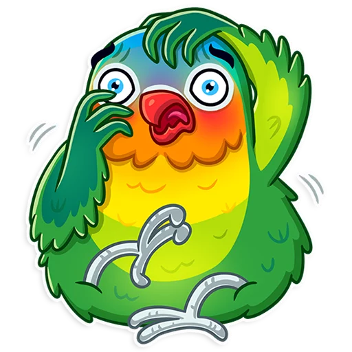 😨 Стикер «Love Bird» для Telegram
