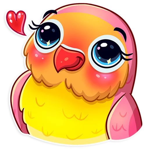 ☺️ Стикер «Love Bird» для Telegram