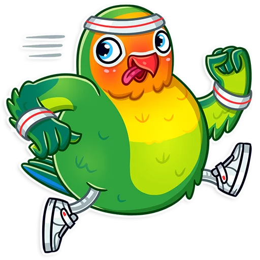 🏃 Стикер «Love Bird» для Telegram