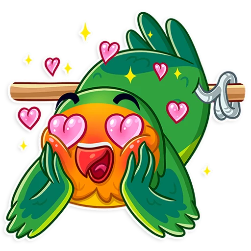 😍 Стикер «Love Bird» для Telegram