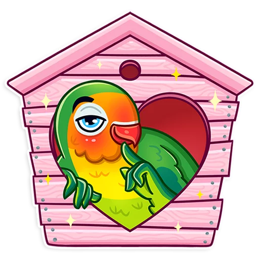 😏 Стикер «Love Bird» для Telegram