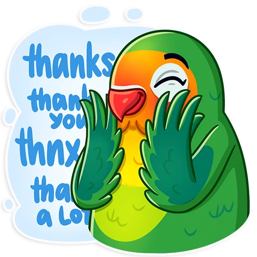 ☺️ Стикер «Love Bird» для Telegram