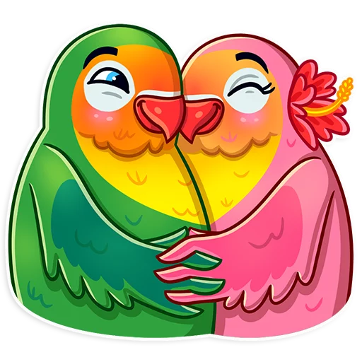 💑 Стикер «Love Bird» для Telegram