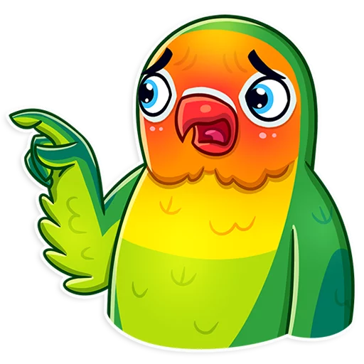 😟 Стикер «Love Bird» для Telegram