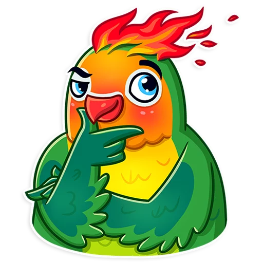 🤔 Стикер «Love Bird» для Telegram