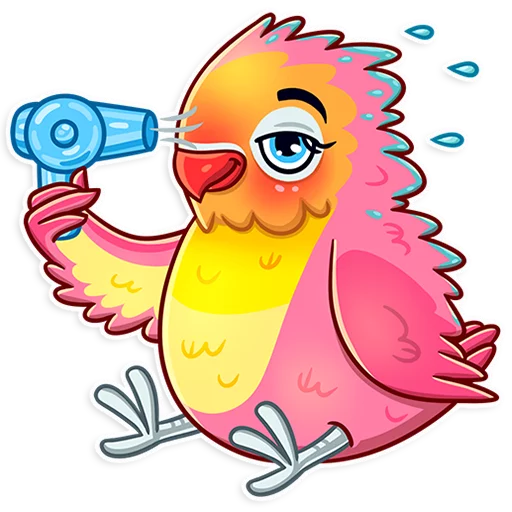 💇 Стикер «Love Bird» для Telegram