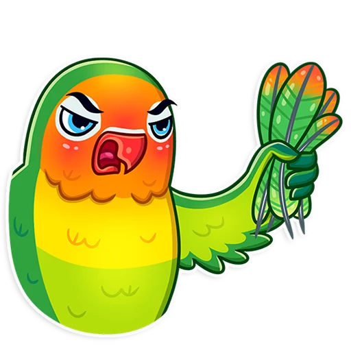 😠 Стикер «Love Bird» для Telegram