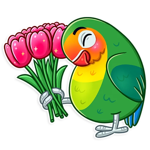 💐 Стикер «Love Bird» для Telegram