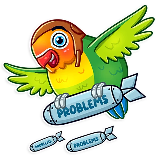 😃 Стикер «Love Bird» для Telegram
