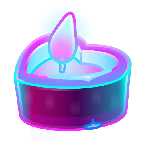 🕯 Эмодзи «Love Candle» для Telegram