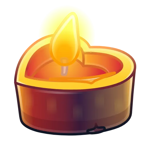 🕯 Эмодзи «Love Candle» для Telegram