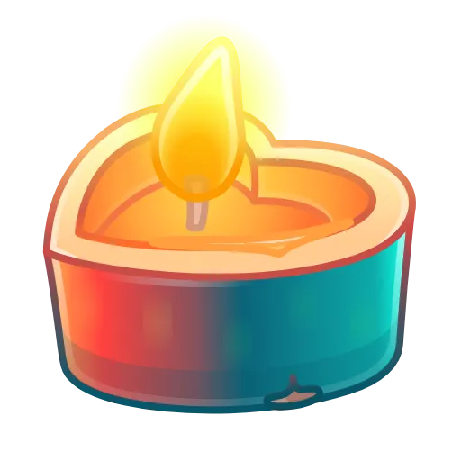 🕯 Эмодзи «Love Candle» для Telegram