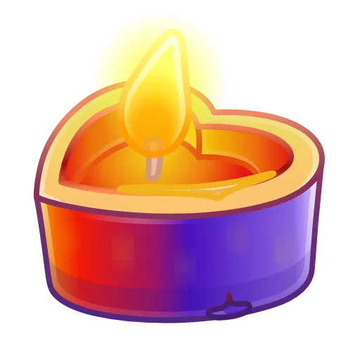 🕯 Эмодзи «Love Candle» для Telegram
