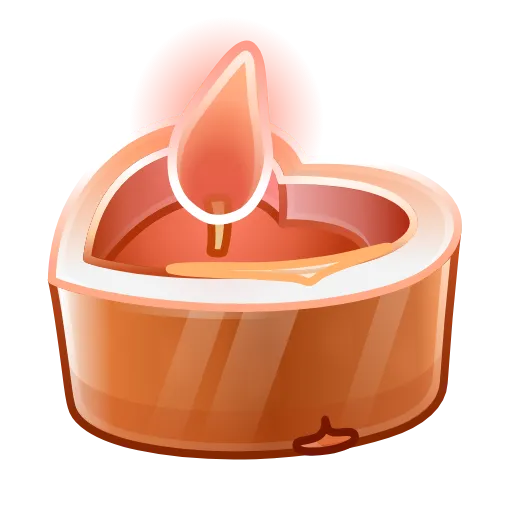 🕯 Эмодзи «Love Candle» для Telegram