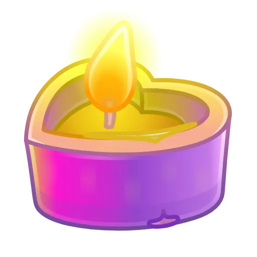 🕯 Эмодзи «Love Candle» для Telegram
