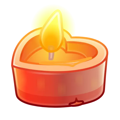 🕯 Эмодзи «Love Candle» для Telegram