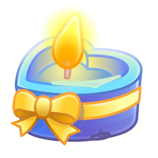 🕯 Эмодзи «Love Candle» для Telegram