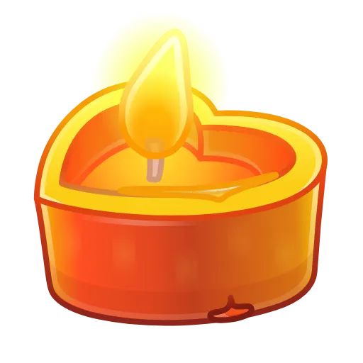 🕯 Эмодзи «Love Candle» для Telegram