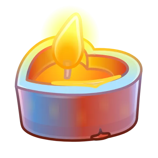 🕯 Эмодзи «Love Candle» для Telegram