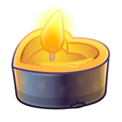 🕯 Эмодзи «Love Candle» для Telegram