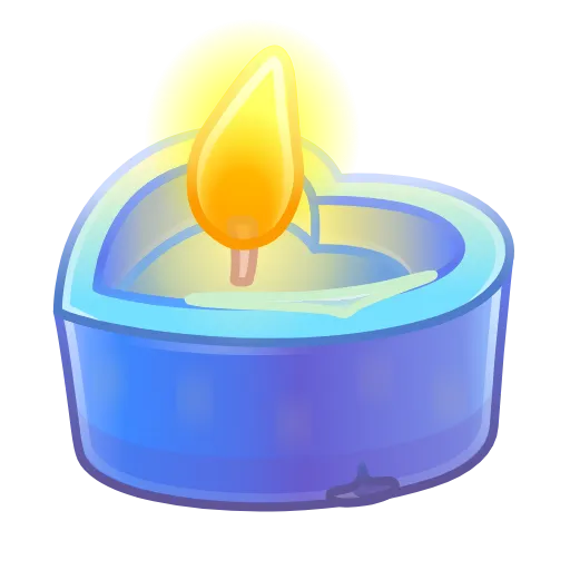 Стикерпак Love Candle для Telegram