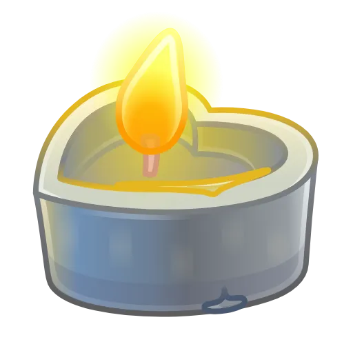 🕯 Эмодзи «Love Candle» для Telegram