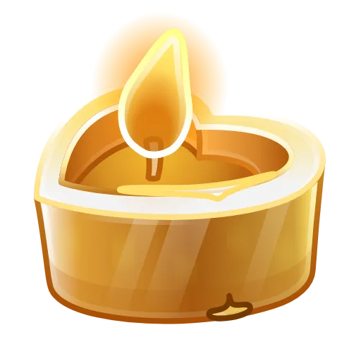 🕯 Эмодзи «Love Candle» для Telegram
