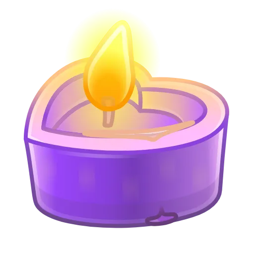 🕯 Эмодзи «Love Candle» для Telegram