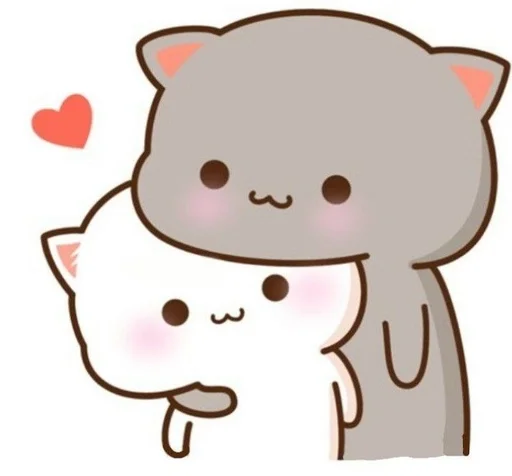❤️ Стикер «Love cats» для Telegram
