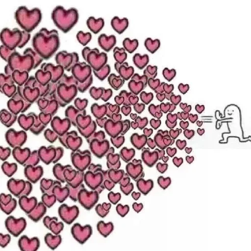 ❤️‍🩹 Стикер «я вас люблю(нет)» для Telegram
